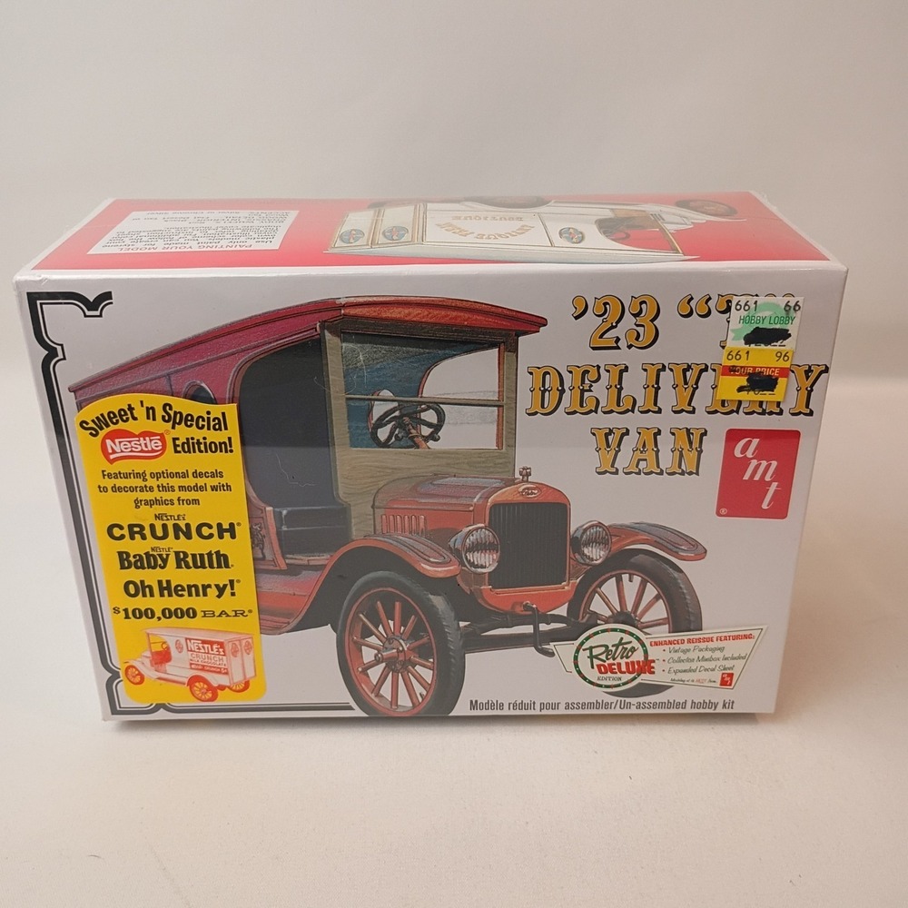 AMT '23 T Delivery Van 1/25 Scale Model Kit Nestle Edition 2015 New Sealed 860
